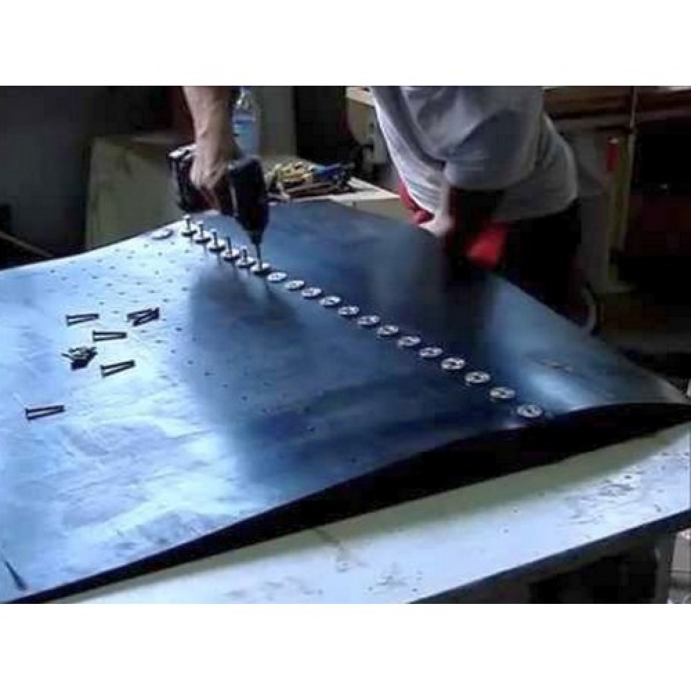 Ремонт поривів стрічки транспортерної вулканизацєю і механічними з'єднувачами