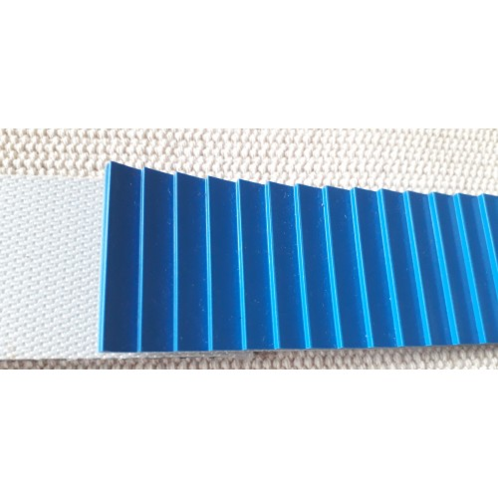  Лента для хлеборезки PVC (ПВХ)-синяя зубчатая P22-86/6N FDA